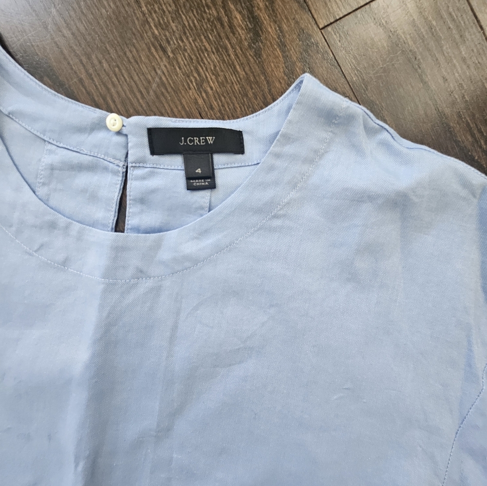 J. Crew Light Blue Blouse